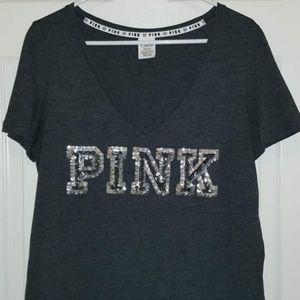 *SOLD*Victoria's Secret Pink Bling T-shirt